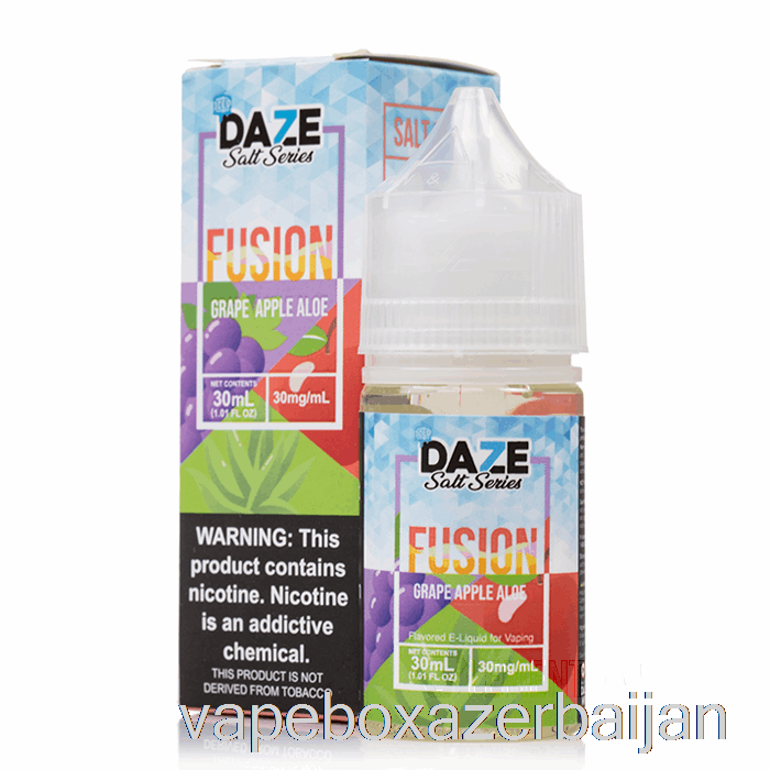 Vape Box Azerbaijan ICED Grape Apple Aloe - 7 Daze Fusion Salt - 30mL 30mg